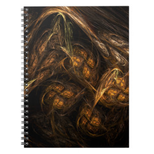 Caderno Espiral Notebook de arte Abstrato da Mãe Terra