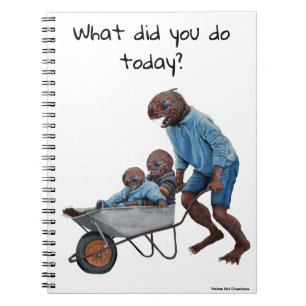 Caderno Espiral Notebook de arte fantasia de carona de outono de p