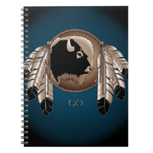 Caderno Espiral Notebook de arte nativo — livro de métis espiri