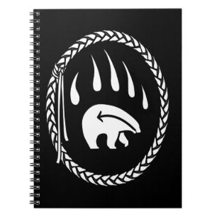 Caderno Espiral Notebook de arte nativo personalizado com Diário d