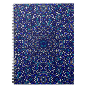 Caderno Espiral Notebook de arte ponto cúbica exclusivo