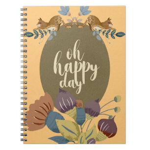 Caderno Espiral Notebook de arte popular animal