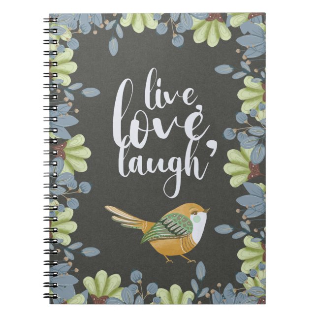 Caderno Espiral Notebook de arte popular animal (Frente)