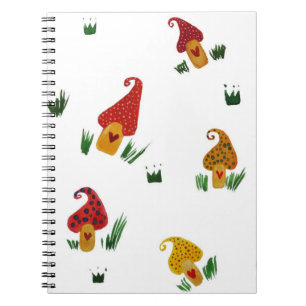 Caderno Espiral Notebook de Arte por Aquarela para Casas de Cogume