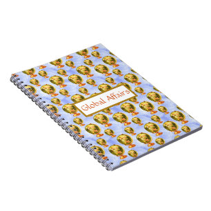 Caderno Espiral Notebook de Assuntos Globais