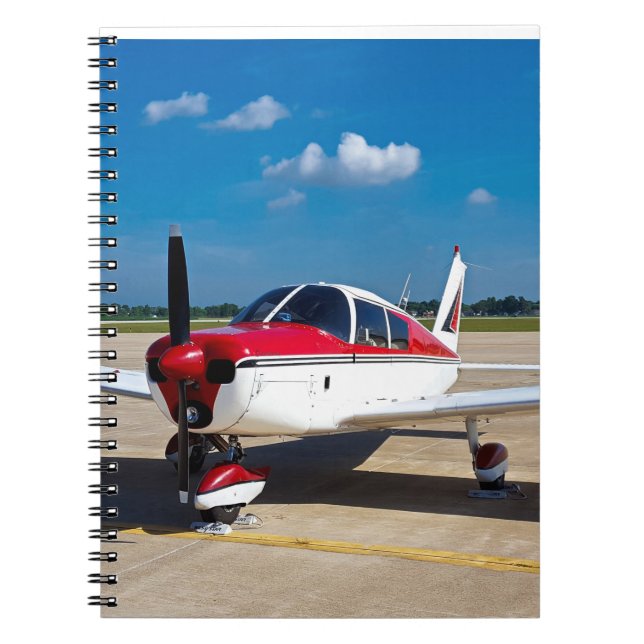 Caderno Espiral Notebook de avião (Frente)