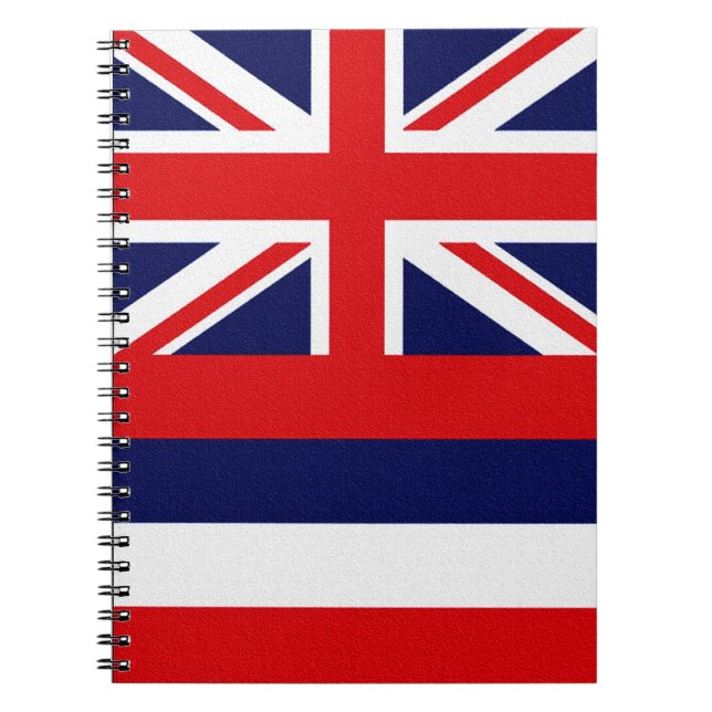 Caderno Espiral Notebook de bandeira do Havaí (Frente)