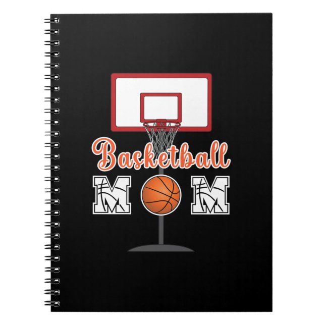Caderno Espiral Notebook de basquete (Frente)