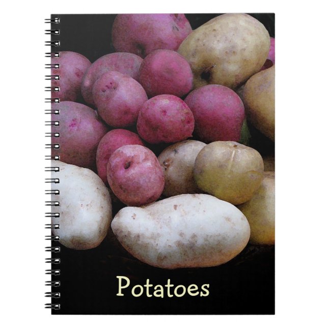 Caderno Espiral Notebook de batata (Frente)