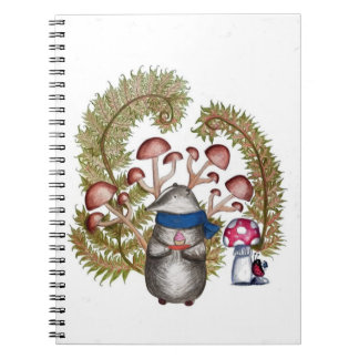 Caderno Espiral Notebook De Batraca Europeu De Algodão