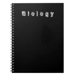Caderno Espiral Notebook de Biologia Espiral