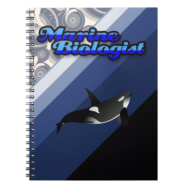 Caderno Espiral Notebook de Biologia Marinha (Frente)