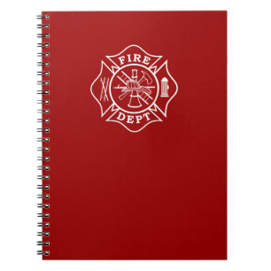 Caderno Espiral Notebook de bombeiro