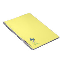 Notebook de borboletas e flores selvagens