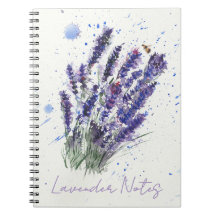 Notebook de brisa de lavanda