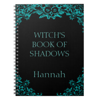 Caderno Espiral Notebook de bruxas personalizadas