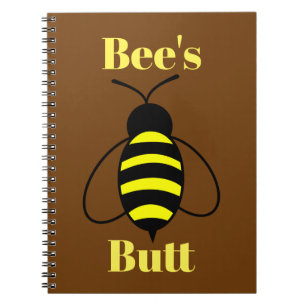 Caderno Espiral Notebook de Bumbum de abelha