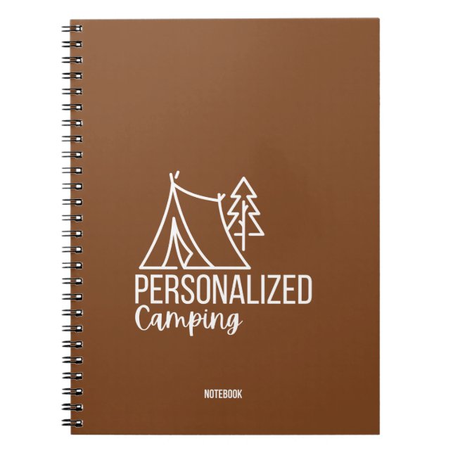 Caderno Espiral Notebook de campanha personalizado (Frente)