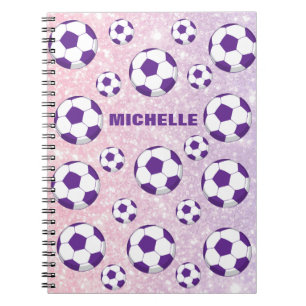 Caderno Espiral Notebook de campo de futebol personalizado