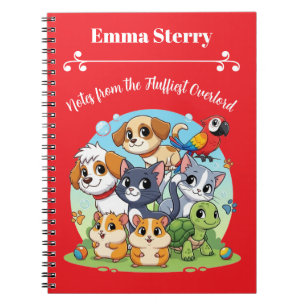 Caderno Espiral Notebook de Cartoon Pet Overlord Personalizado