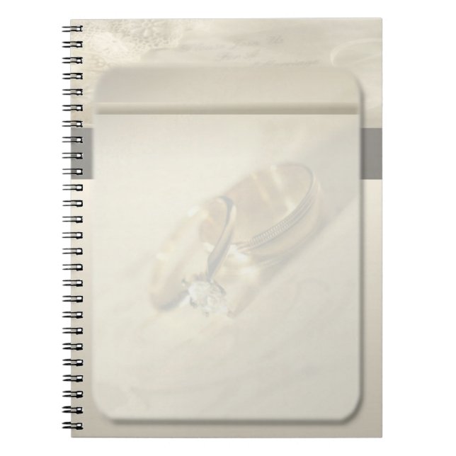 Caderno Espiral Notebook de Casamento (Frente)