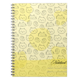 Caderno Espiral Notebook de Cat Padrão