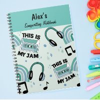 Notebook de compositor divertido para Green Boys