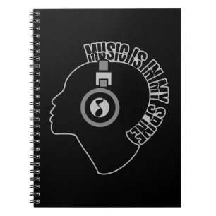 Caderno Espiral Notebook de cores personalizado para música