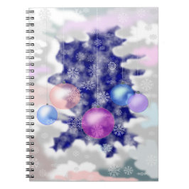 Caderno Espiral Notebook de decoração de Natal