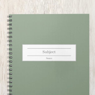 Caderno Espiral Notebook de Destino e de Assunto Escolar