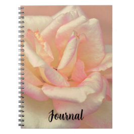 Caderno Espiral Notebook de Diário de Arte Sonhosa Rosa Rosa Blush
