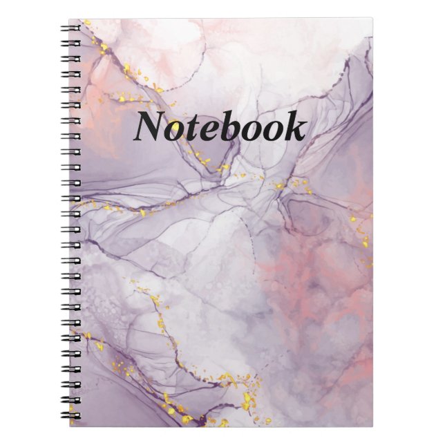 Caderno Espiral Notebook de diário de fotos preto e branco (Frente)