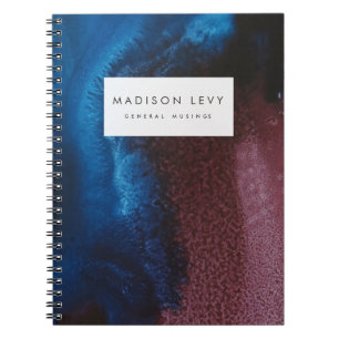 Caderno Espiral Notebook de Diário Personalizado de Arts Sciences