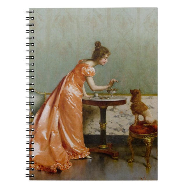 Caderno Espiral Notebook de Dog de Alimentação Reggianini (Frente)