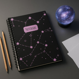 Caderno Espiral Notebook de Espiral de Noite Estelar Constelação