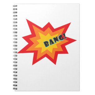 Caderno Espiral Notebook de estilo cômico