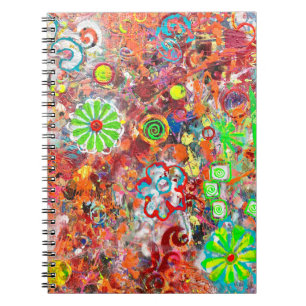 Caderno Espiral Notebook de febre primavera