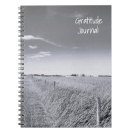 Caderno Espiral Notebook de Foto Espiral de Campo de Prairie de Ci