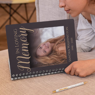 Caderno Espiral Notebook de Foto Espiral para Guest Memorial Moder