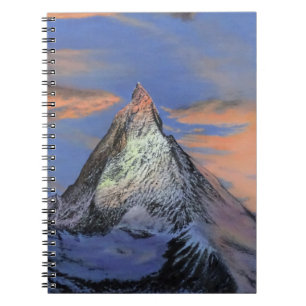 Caderno Espiral Notebook De Foto Espiral - "The Matterhorn At Suns