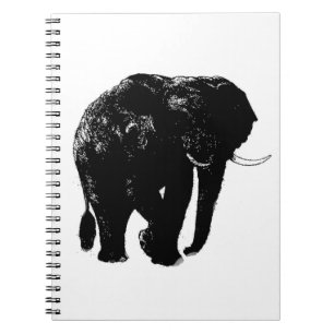 Caderno Espiral Notebook de fotografia espiral elefante