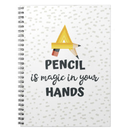 Caderno Espiral Notebook de Fotografia Espiral em Esquema do Lápis