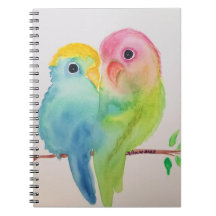 Notebook de Fotografia Espiral Lovebird