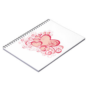Caderno Espiral Notebook de fotos do dia de os namorados