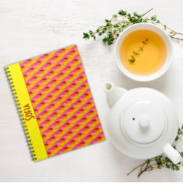 Caderno Espiral Notebook de fotos espirais com padrão de abstrato 