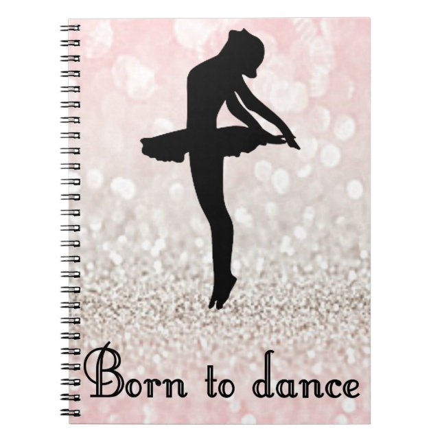 Caderno Espiral Notebook de fotos espirais de Nascer para dança Sp (Frente)
