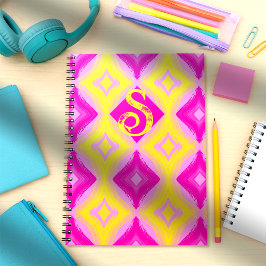 Caderno Espiral Notebook de fotos espirais em losango, pintado, co