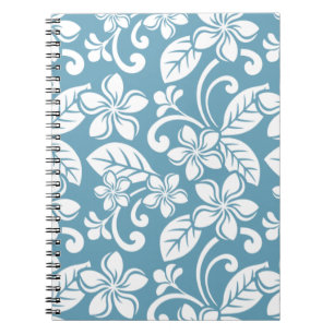 Caderno Espiral Notebook de fotos espirais ISLAND PLUMERIA (SLATE