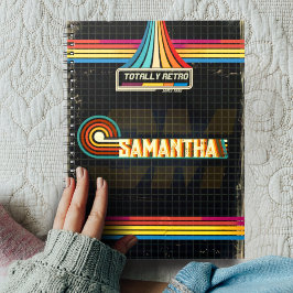 Caderno Espiral Notebook de fotos espirais monograma com imagens V