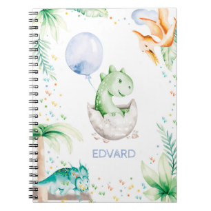 Caderno Espiral Notebook de fotos espirais personalizadas do dinos